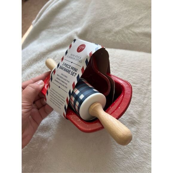 Core Kitchen 3 piece Mini Bakeware Set Patriotic Bake Set NEW - Picture 3 of 5